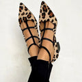 Franca – Zapatos Tacón con Tira Leopardo