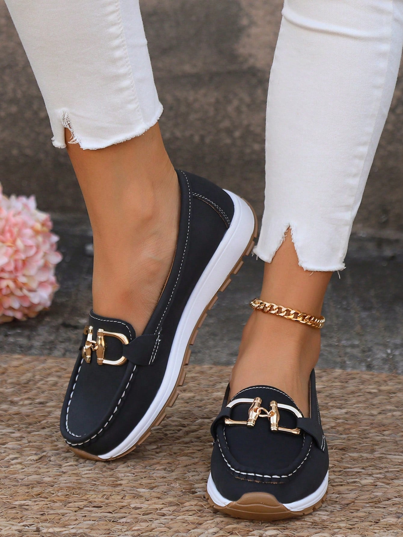 Daniela - Mocassins Plateforme à Boucle