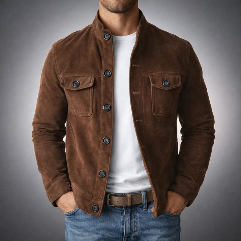 Tommaso | Bomber en Ante Premium Hombre