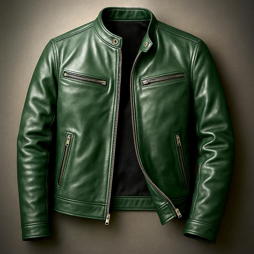 Guido | Chaqueta en Cuero Vintage para Hombre