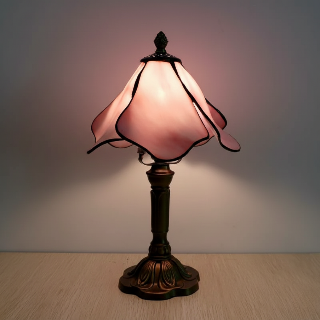 Fée de la Rose – Lámpara Vitral Decorativa estilo Tiffany