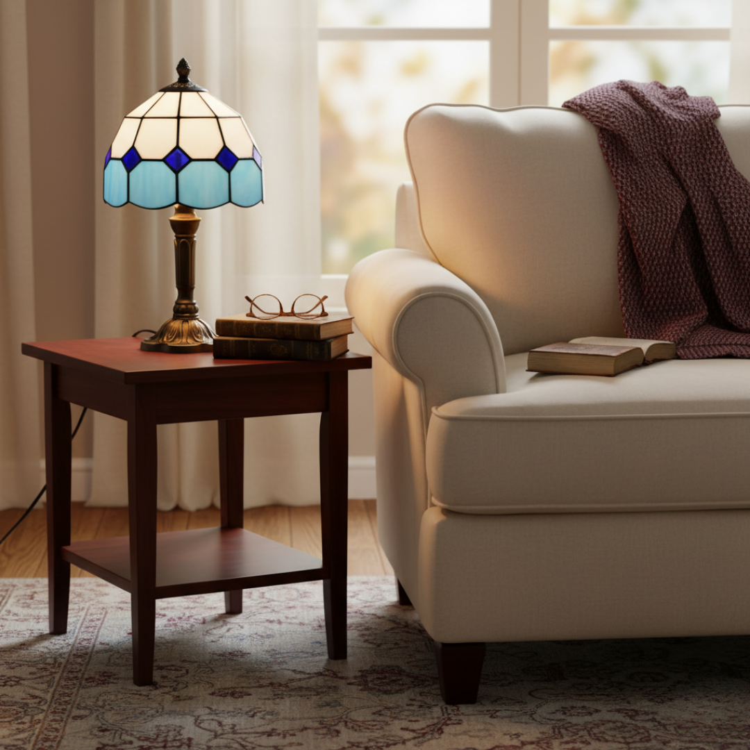 Pensées Nuageuses | Lámpara Vitral Decorativa Pastel