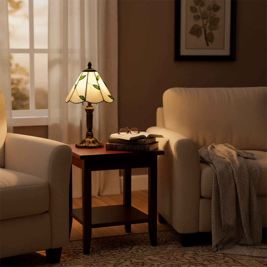 Vent Qui Souffle | Lámpara Vitral Decorativa