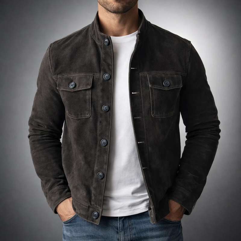 Tommaso | Bomber en Ante Premium Hombre