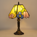 Jardin d'Or – Lámpara Vitral Decorativa Dorada