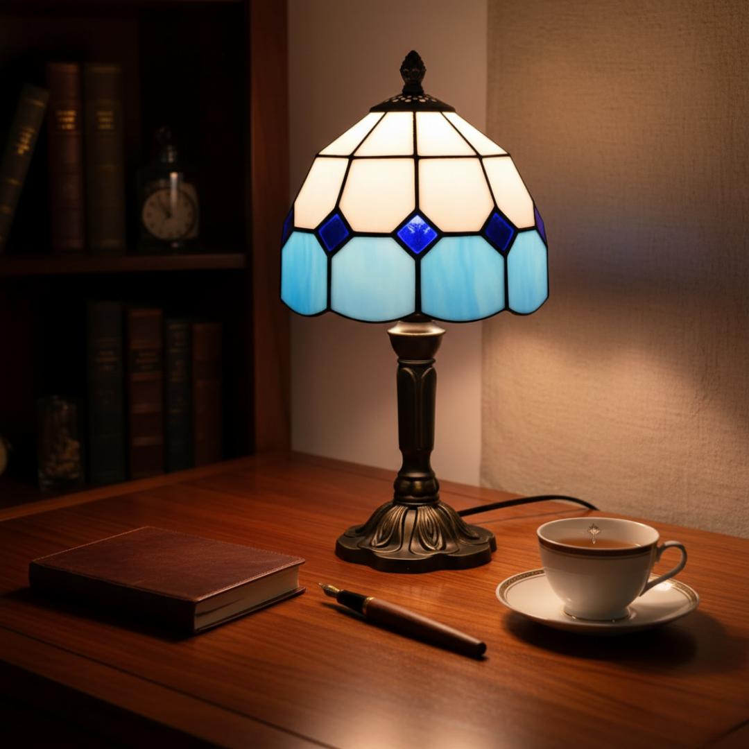 Pensées Nuageuses | Lámpara Vitral Decorativa Pastel