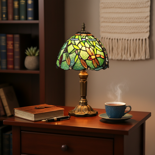Branche de Libellules | Lámpara Vitral Decorativa