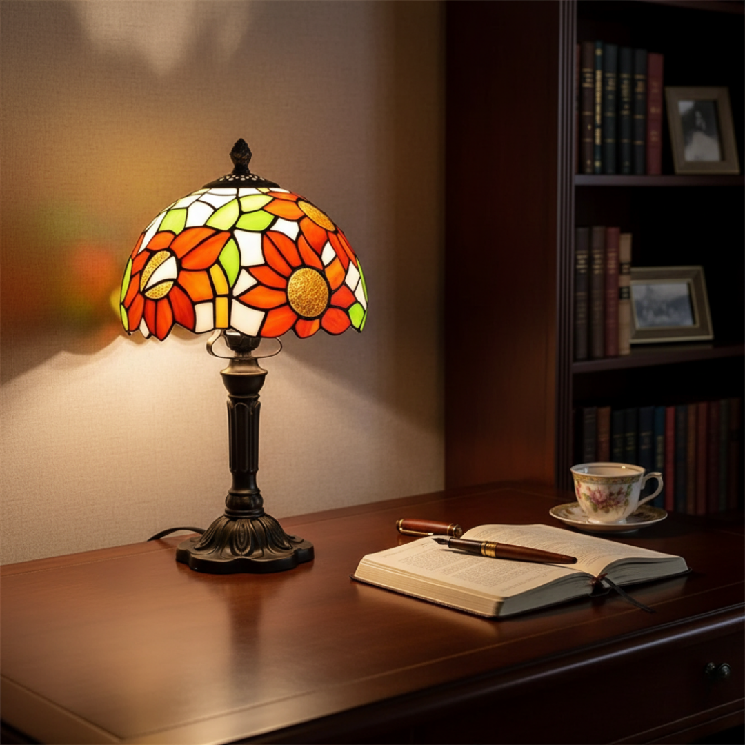 Prairie Fleurie | Lámpara Vitral Decorativa Floral
