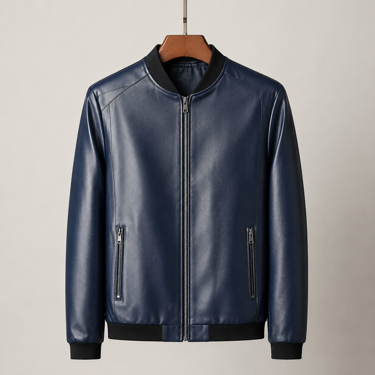 Domenico | Bomber en Cuero Hombre