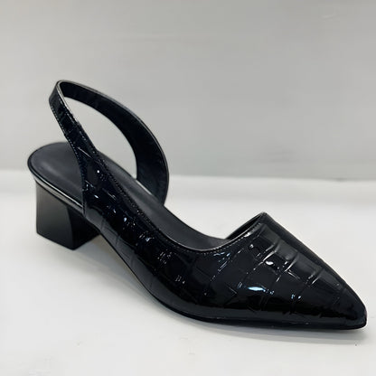 Graziella - Chaussures à Talon et Bout Large