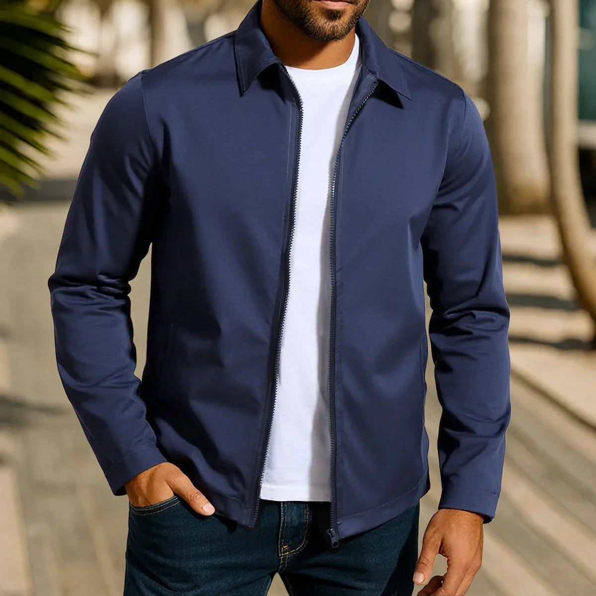 Silvio – Chaqueta Casual Ligera para Hombre