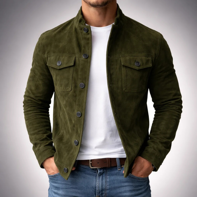 Tommaso | Bomber en Ante Premium Hombre