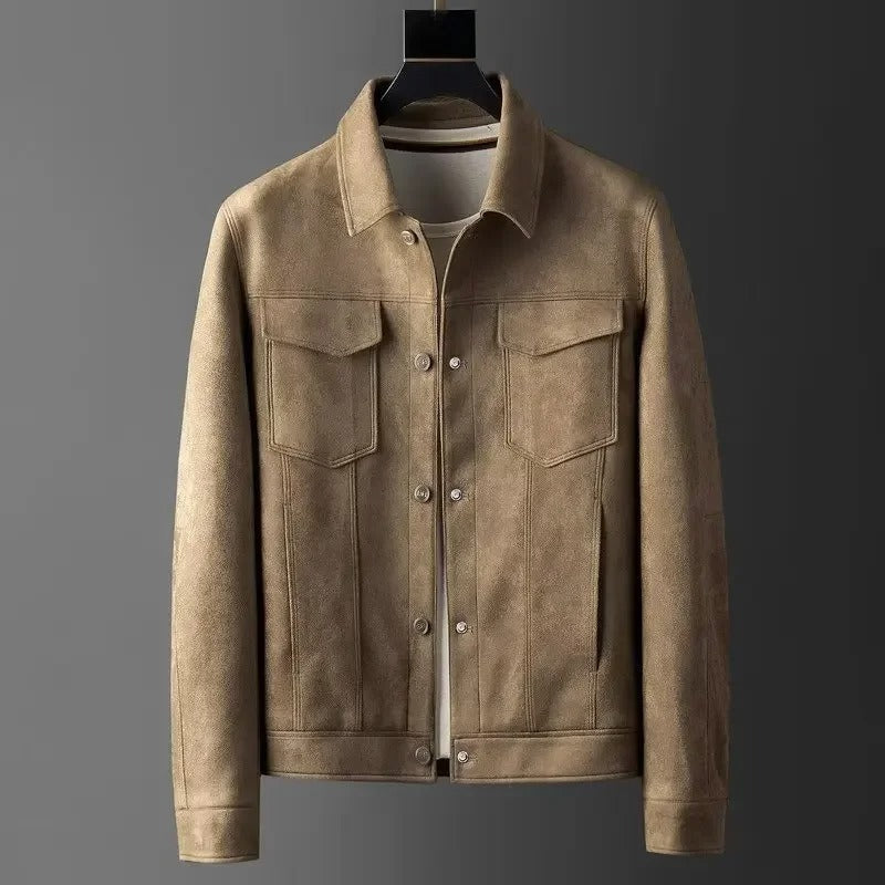Dante | Chaqueta Elegante Efecto Cuero para Hombre