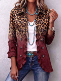 Livia – Blazer Leopardo Degradado con Volantes